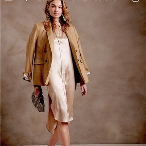 Banana Republic Silk Serenade Shirt Dress